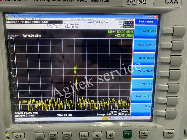 频谱仪维修-是德N9000A信号低维修案例
